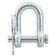 D Shackle, Pin Ø10mm, Jaw: 18mm