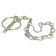Round Linch Pin, Chain & Hook Assembly, Pin Ø8mm
