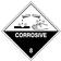 Safety Sign - Corrosive 8, 270 x 270mm