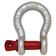 Screw Pin Anchor Shackle G209 - SWL: 1/3T, Size: 3/16\'\' (5 pcs.)