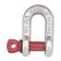 Screw Pin Chain Shackle G210 - SWL: 8 1/2T, Size: 1\'\' (1 pc.)