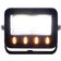 LED Work Light – High Power LED with Warning Light,  Flood Beam, Lumens Raw 3600, 9-36V
