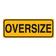 Oversize Sign - Metal, 1200 x 450mm