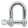 Screw Type D Shackle, Pin Ø5mm x 11mm Jaw