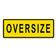 Oversize Sign - Metal, 1200 x 450mm