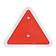 Triangle Reflector (Red) 180mm