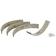 Brake Lining Kit Shoe, Length: 345mm.
