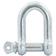 Screw Type D Shackle, Pin Ø19mm x 37mm Jaw