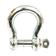 Bow Shackle, Pin Ø13mm
