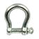Bow Shackle, Pin Ø19mm
