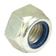 Metric Self Locking Nut, M10x1.00mm (DIN 985) Grade 8.