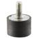 Anti Vibration Mount - Bolt to Foot, Ø30mm.