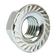 Metric Serrated Flange Nut, M8x1.25mm (DIN 6923) Metric Coarse