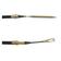 PTO Clutch Cable - Length: 954mm, Outer cable length: 654mm.