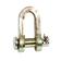 D Shackle, Pin Ø9mm, Jaw: 11mm