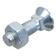 Round Countersunk Square Hex Bolt & Nut (TFCC) - M10 x 35mm, Tensile strength 8.8 (25 pcs. Box)