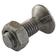 Countersunk Head Bolt 2 Nibs With Nut (TF2E) - M20 x 75mm, Tensile strength 8.8 (25 pcs. Box)