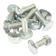 Metric Carriage Bolt and Nut, M8x25mm (DIN 601/934)