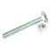 Metric Carriage Bolt and Nut, M12x100mm (DIN 601/934)