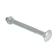 Metric Carriage Bolt and Nut, M12x130mm (DIN 601/934)