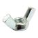 Metric Wing Nut, M8x1.25mm (DIN 315) Metric Coarse