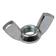 Metric Wing Nut, M12x1.75mm (DIN 315) Metric Coarse